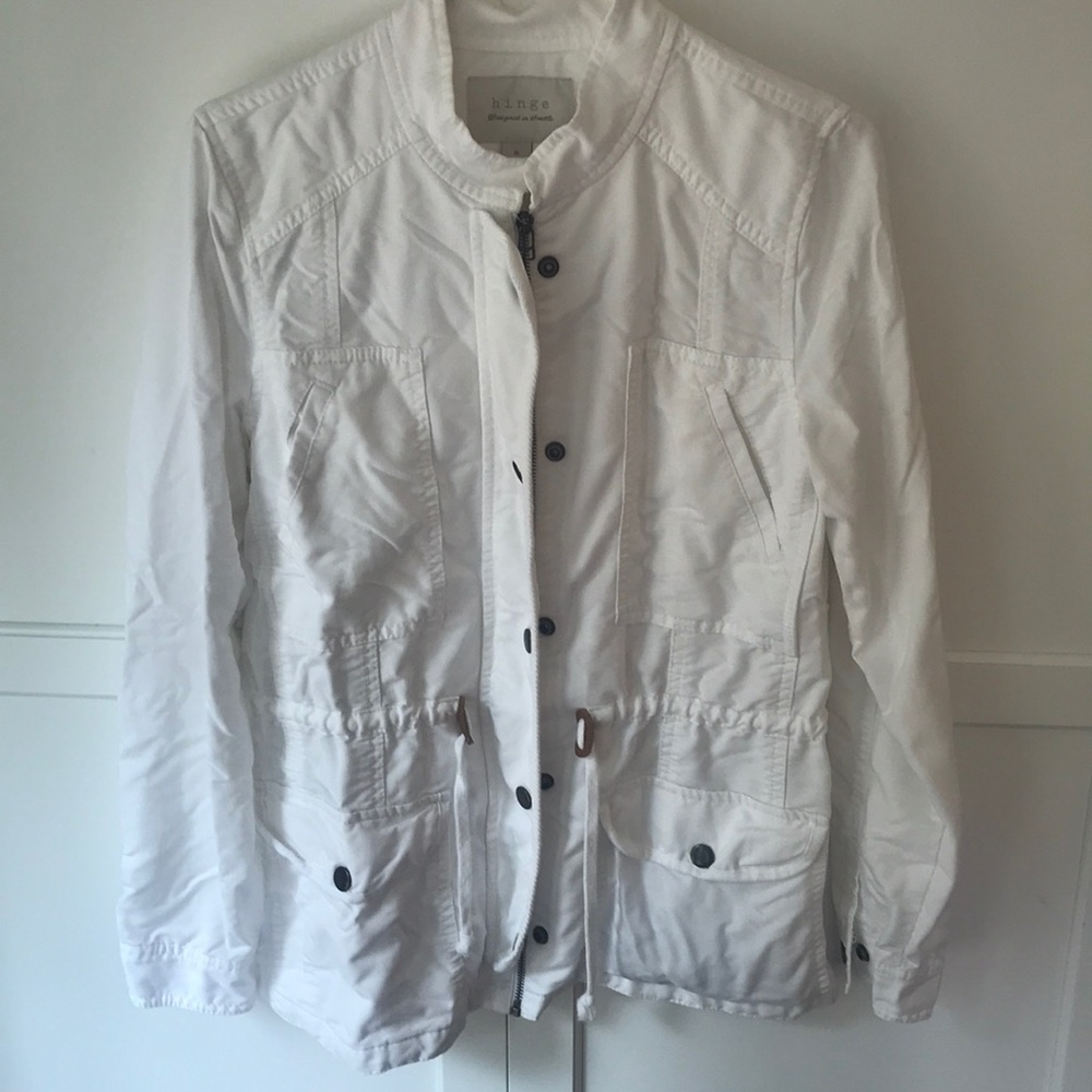 Cute white lightweight jacket